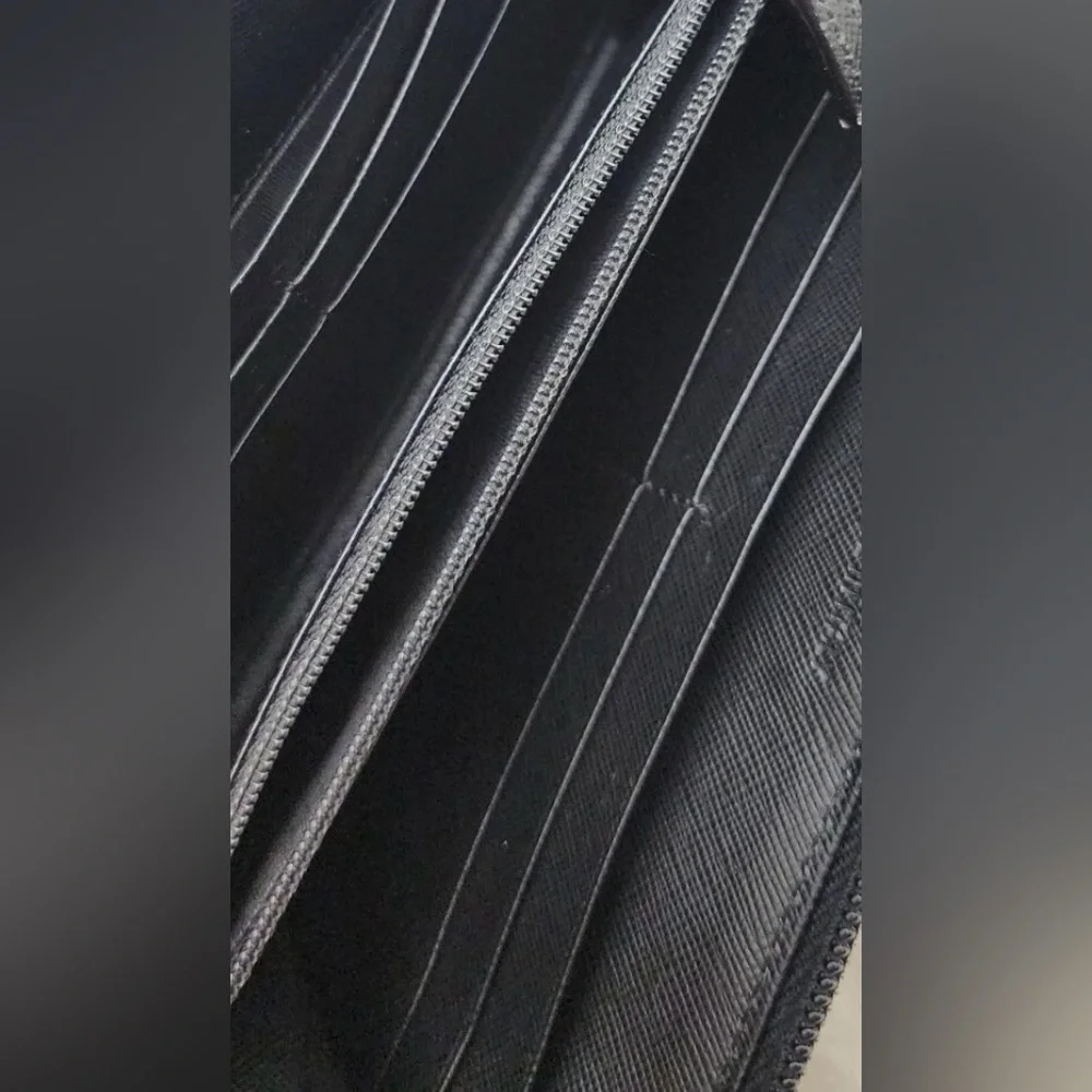 Prada Black Tesutto Nylon Long Wallet - Picture 9 of 15